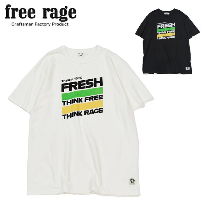 free rage（フリーレイジ） リサイクルコットン半袖Tee(DRINK vol.2) 225AC788C 【 トップス Tシャツ 綿 ...