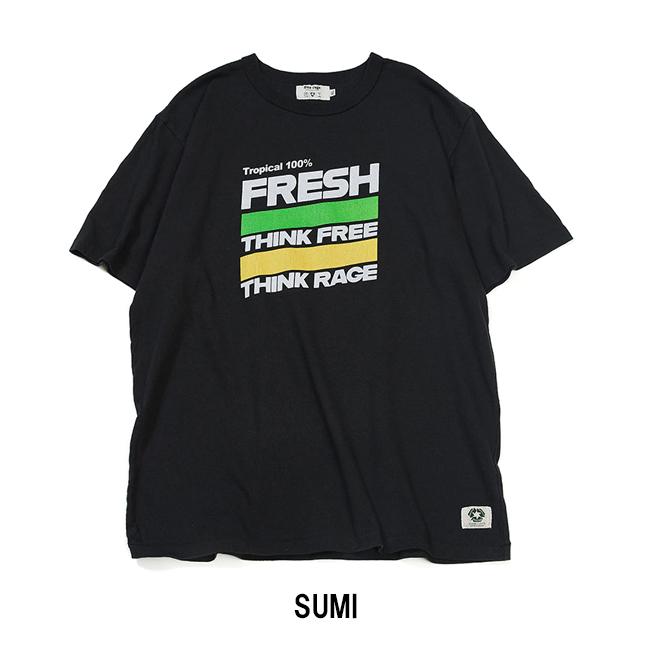 free rage フリーレイジ リサイクルコットン半袖Tee(DRINK vol.2) 225AC788C 【 トップス Tシャツ 綿 ...