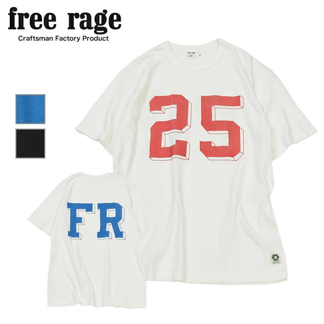 free rage（フリーレイジ） リサイクルコットン半袖Tee(No.25) 225AC788B 【 トップス Tシャツ 綿100% ...