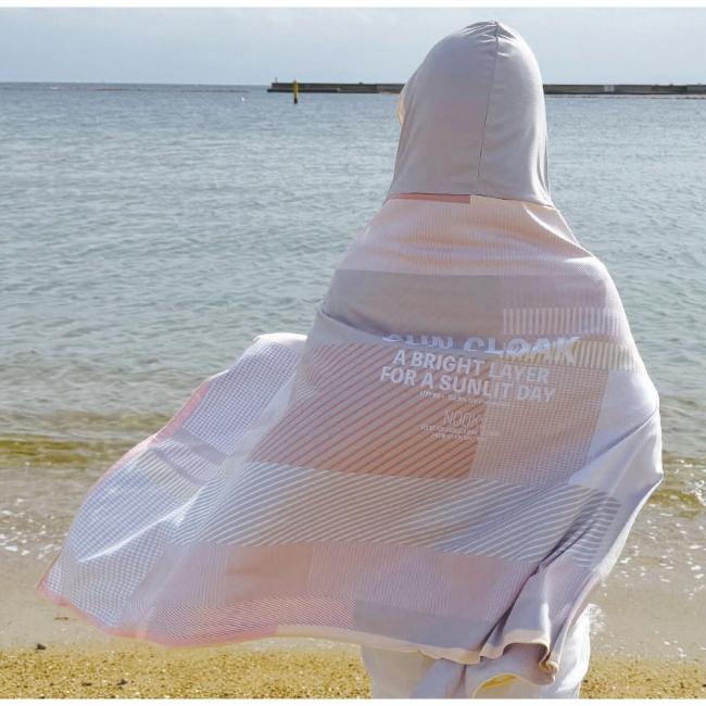 NOOKs ヌークス Sun Cloak Hoodie Towel Big UV サンクロークフーディ