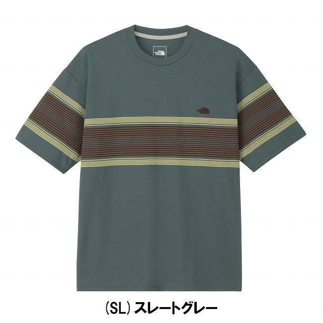 THE NORTH FACE（ザ ノースフェイス） S/S Free Run Panel Border Crew