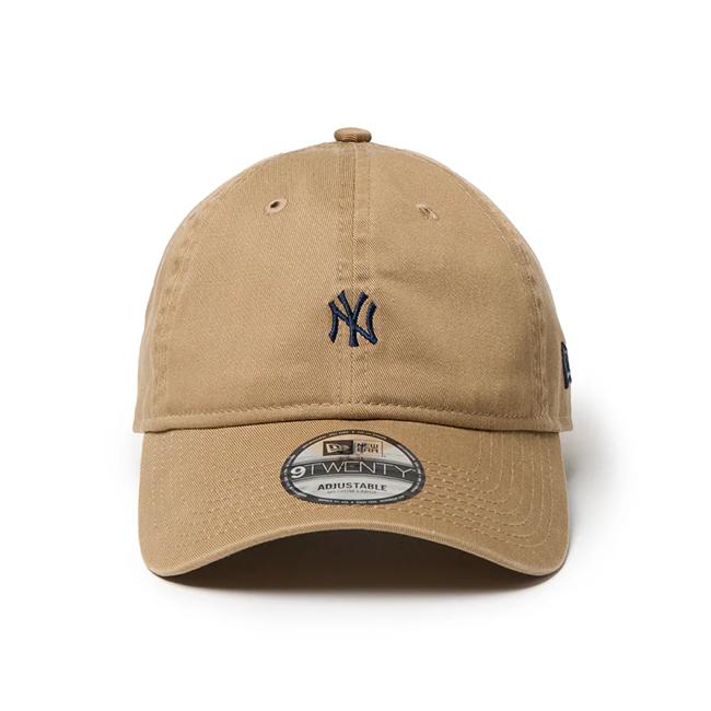 新品☆mite 見て ミニつば帽子 S カーキ NEW ERA（ニューエラ） 9TWENTY MLB Mini Logo ニューヨーク