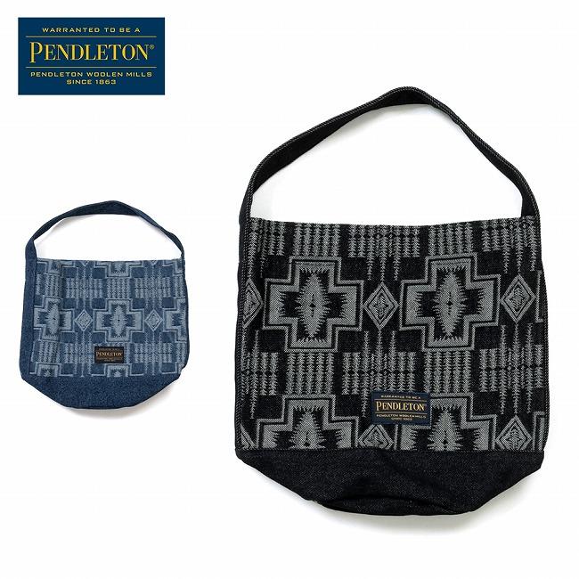 デニム ペンドルトン リメイク トートバッグ PENDLETON（ペンドルトン） Jaquard Denim Totebag ジャガードデニム