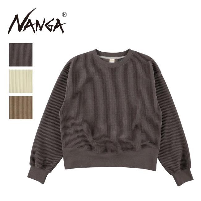 NANGA（ナンガ） KNIT CORDUROY CREW NECK W ニットコーデュロイクルー