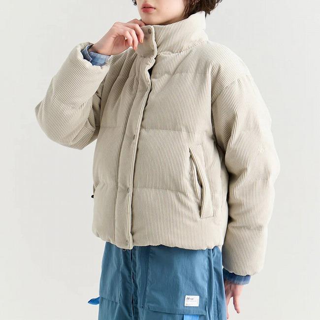 NANGA（ナンガ） CORDUROY SHORT DOWN JACKET W コーデュロイショート