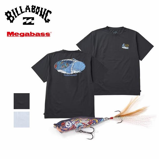 MEGABASS×BILLABONG】SURF FLEX Ｔシャツ BILLABONG メンズ MEGABASS SURF FLEX サーフTシャツ 【OVER FIT