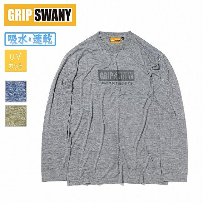 GRIP SWANY（グリップスワニー） BOX LOGO DRY L/S TEE ボックスロゴ