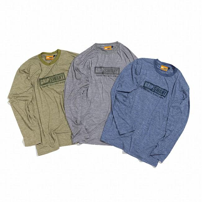 GRIP SWANY（グリップスワニー） BOX LOGO DRY L/S TEE ボックスロゴ