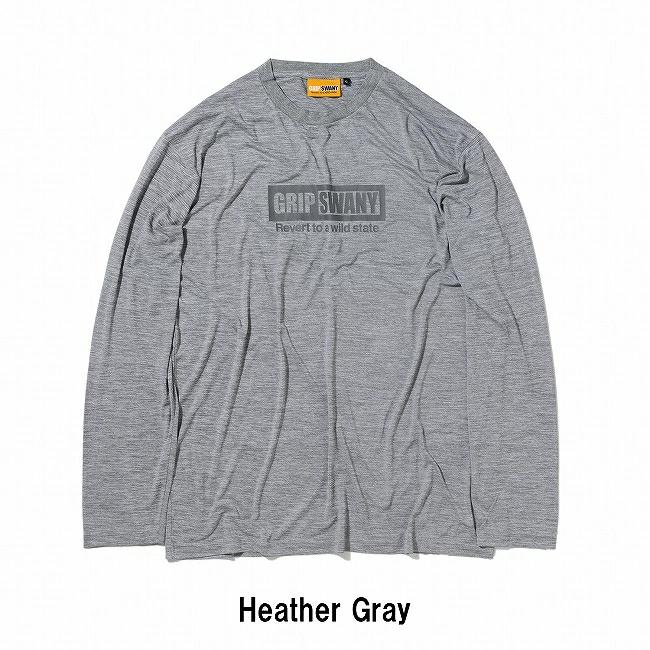 GRIP SWANY（グリップスワニー） BOX LOGO DRY L/S TEE ボックスロゴ