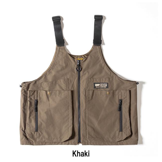GRIP SWANY カーキ ベスト GRIP SWANY（グリップスワニー） GEAR BAG VEST 5.0 ギアバッグベスト