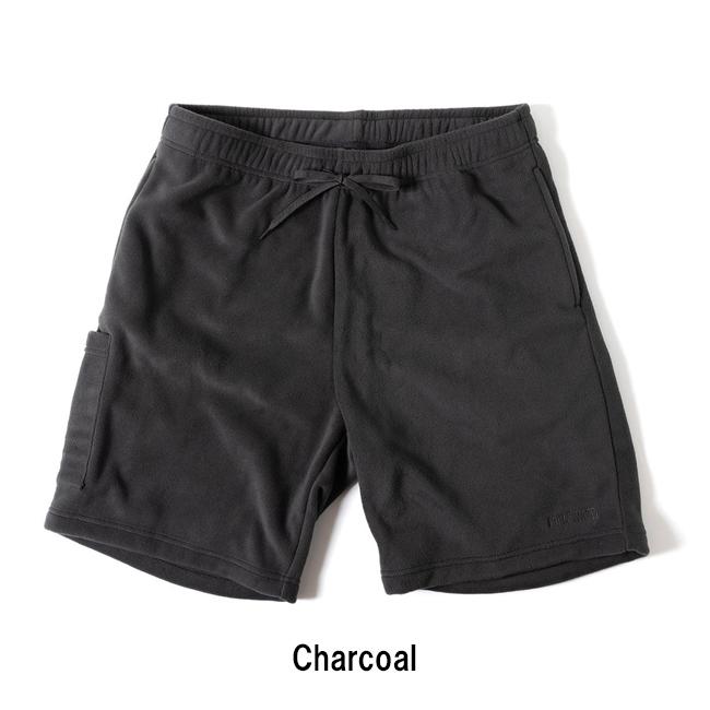 グリップスワニー　アパートメント　ショーツ 黒 GRIP SWANY（グリップスワニー） POLARTEC FLEECE SHORTS ポーラテック