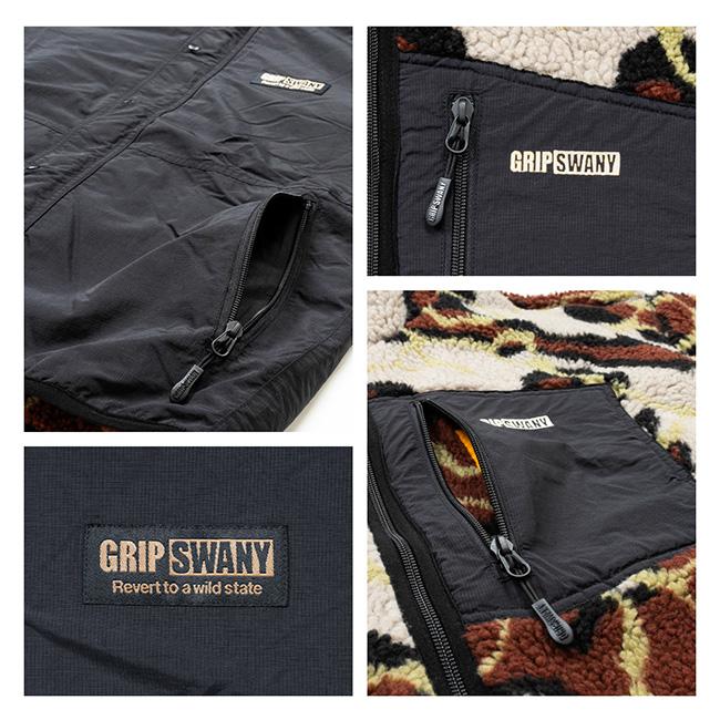 値引き&画像更新　トリプルファスナー付き gripswany グリップスワニー GRIP SWANY（グリップスワニー） 別注 REVERSIBLE JKT 4.0