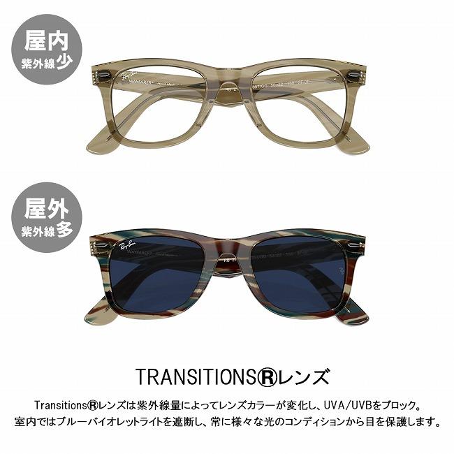 Ray-Ban レイバン WAYFARER RB2140F 1387GG 52 【 日本正規品 サングラス ローブリッジフィット Transitionsレンズ 運転 ドライブ 紫外線 UV アウトドア 】_1