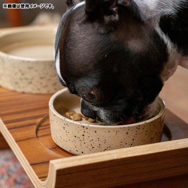D.WAG ディーワグ SPLATTER CERAMIC DOG BOWL M スプラッター