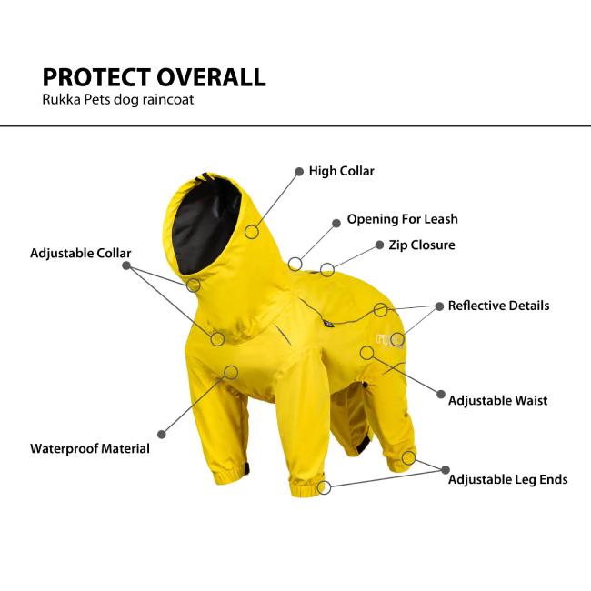 rukka pets ルッカペッツ PROTECT OVERALL プロテクトオーバーオール 60500204J 【 犬用品 レインコート 雨合羽 雪遊び スノースーツ 防水 雪山 散歩 服 】_4