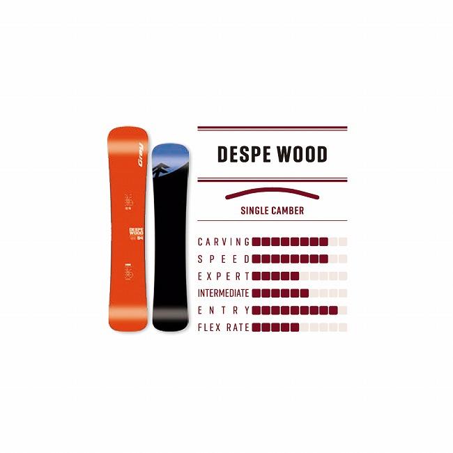 2026 GRAY SNOWBOARDS グレイスノーボード DESPE WOOD デスペウッド