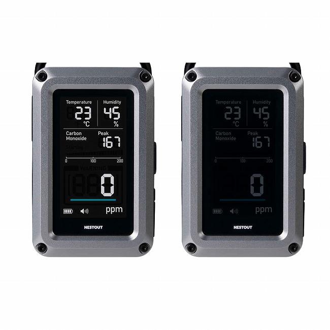 NESTOUT ネストアウト 一酸化炭素アラーム 3in1 OD-NESTCOM1BK 【 一
