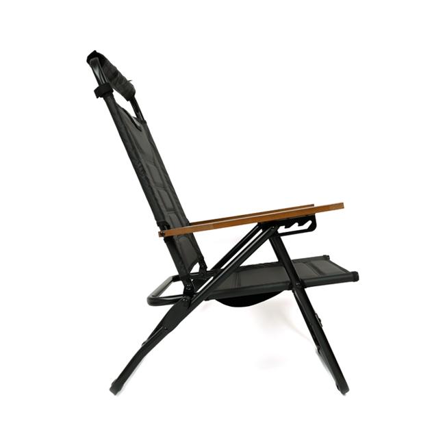 AS2OV アッソブ High Back Reclining Low Rover Chair Black
