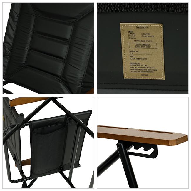 AS2OV（アッソブ） High Back Reclining Low Rover Chair Black