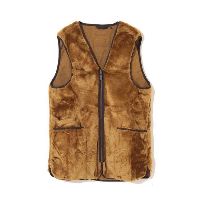 Barbour（バブアー） SL FRONT ZIP FUR LINER VEST スリムフィット