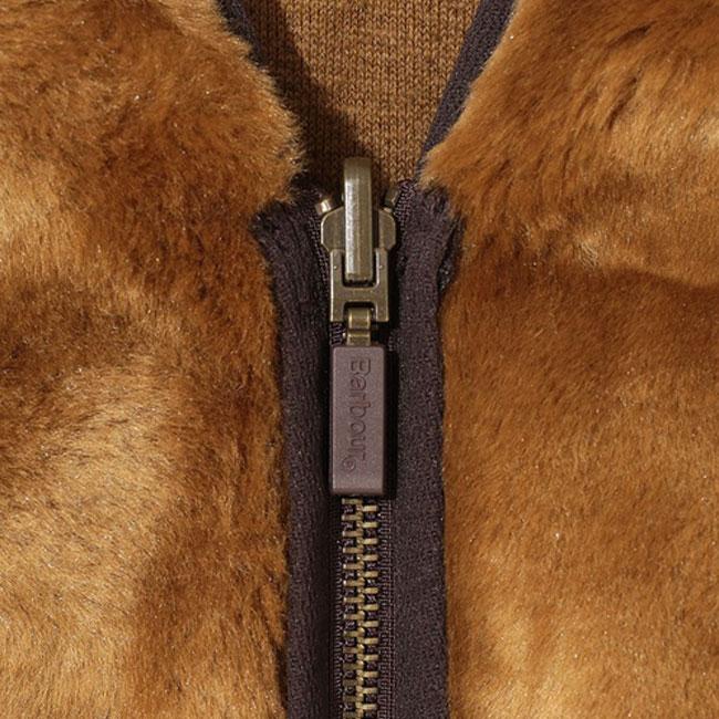 Barbour（バブアー） SL FRONT ZIP FUR LINER VEST スリムフィット