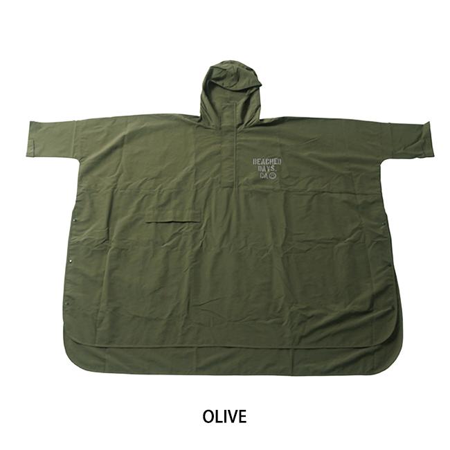 BEACHED DAYS ビーチドデイズ Waterproof Poncho ウォータープルーフポンチョ BY900026 【雨具/レインコート/アウトドア/キャンプ/フェス】 | ブランド登録なし | 07