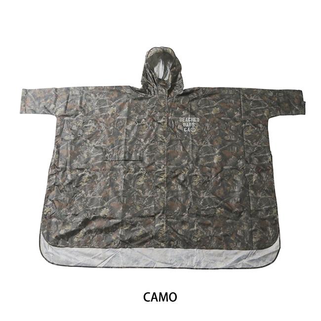 BEACHED DAYS ビーチドデイズ Waterproof Poncho ウォータープルーフポンチョ BY900026 【雨具/レインコート/アウトドア/キャンプ/フェス】 | ブランド登録なし | 08