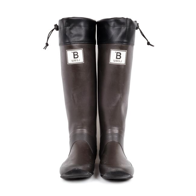 日本野鳥の会 バードウォッチング長靴 ハードタイプ ダークブラウン