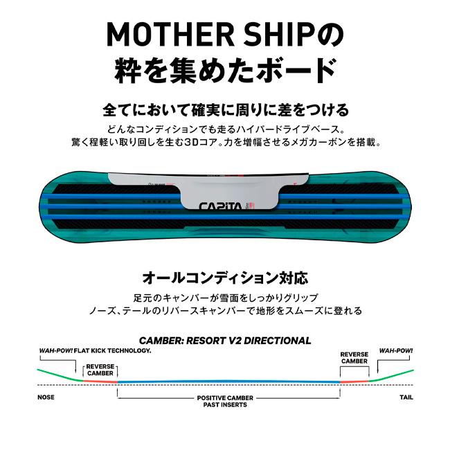 【ほぼ未使用】 2024 CAPITA キャピタ MEGA MERCURY メガマーキュリー 1231130 【スノーボード/日本正規品/メンズ/フリーライド/パーク】 【WS1489554110】(52650円)
