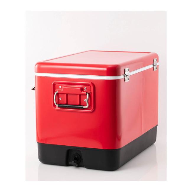 CHUMS - チャムス  スチールクーラーボックス レッド 54L CHUMS（チャムス） CHUMS Steel Cooler Box 54L チャムススチール