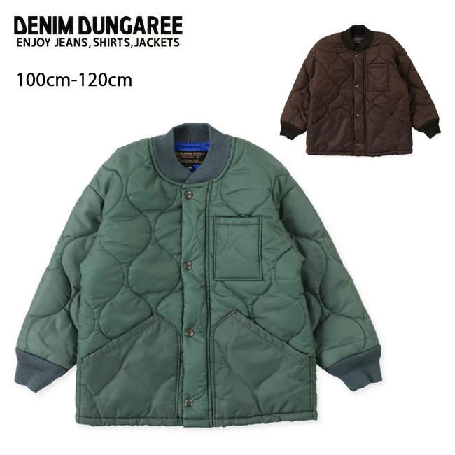 デニム＆ダンガリー パッチワークキルティングジャケット　100cm DENIM DUNGAREE（デニムアンドダンガリー） タフタキルトジャケット