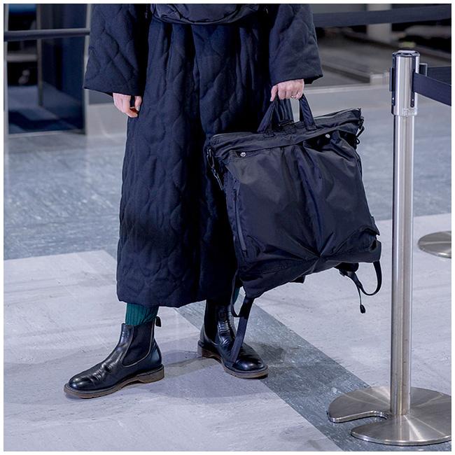 F/CE エフシーイー RECYCLE TWILL 3WAY HELMET リサイクルツイル3ウェイヘルメット FRT33232B0001 【正規品/FCE/手提げ/ショルダー/リュック/アウトドア】 | F/CE. | 02