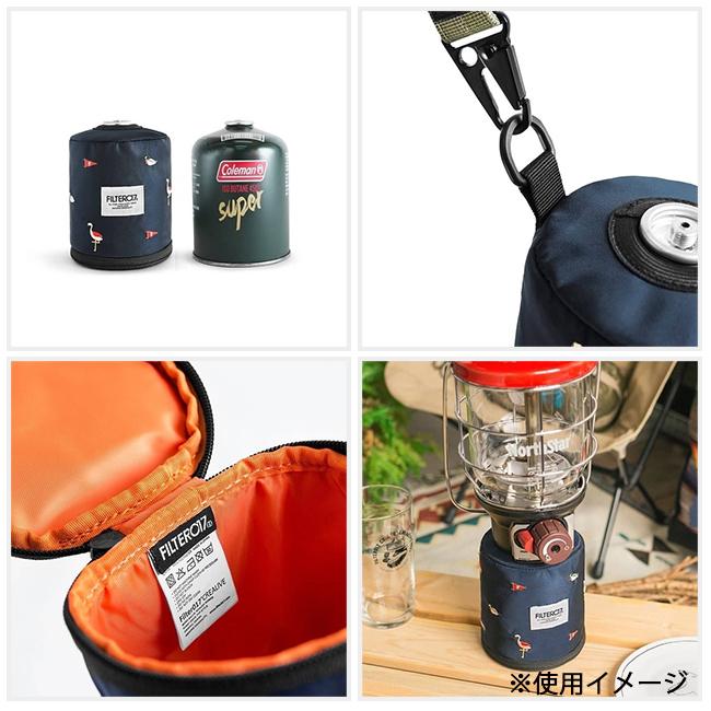 Filter017 ワイルドライフ刺繍ガス缶カバー / ロールペーパーカバー 【収納/雑貨/アウトドア/キャンプ】【メール便・代引不可】 | ブランド登録なし | 01