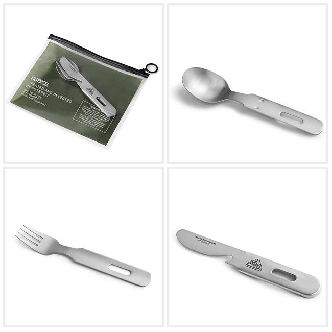 Filter017 クリエライブデパート ステンレスカトラリー 【スプーン/フォーク/ナイフ/栓抜き/アウトドア】【メール便・代引不可】 | ブランド登録なし | 01