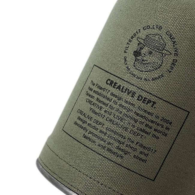 Filter017 ワックスキャンバスガス缶カバー(大/450g) 【収納/雑貨/アウトドア/キャンプ】【メール便・代引不可】 | ブランド登録なし | 01