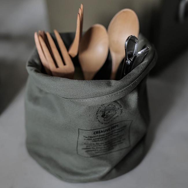 Filter017 ワックスキャンバスソフトストレージ(小) 【小物入れ/収納/インテリア/アウトドア】【メール便・代引不可】 | ブランド登録なし | 02