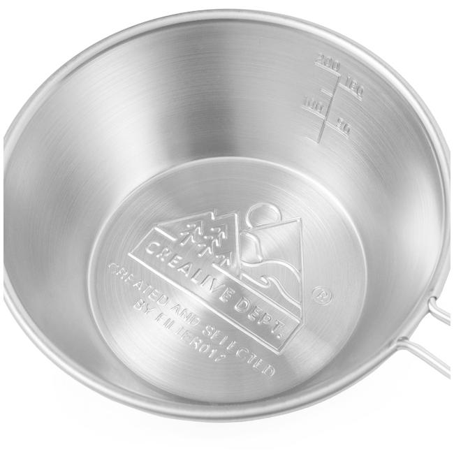 Filter017 クリエライブデパート 頂上ロゴ ステンレスシェラカップ 300ml 【計量/アウトドア/キャンプ】 | ブランド登録なし | 01