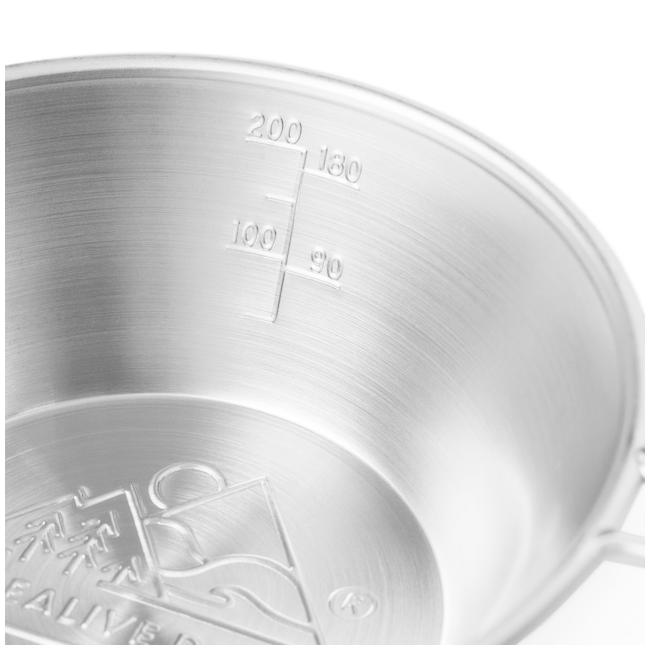 Filter017 クリエライブデパート 頂上ロゴ ステンレスシェラカップ 300ml 【計量/アウトドア/キャンプ】 | ブランド登録なし | 02