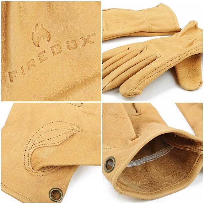 FIREBOX ファイヤーボックス レザーグローブ FB-LGS 【アウトドア/キャンプ/手袋/調理】 | ブランド登録なし | 01