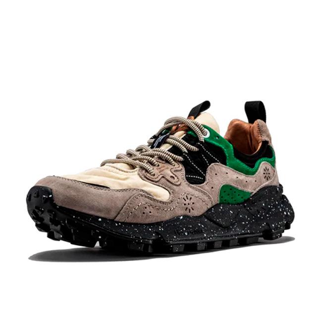 FlowerMOUNTAIN フラワーマウンテン YAMANO3 ヤマノスリー Beige/Green FM63093 【アウトドア/靴/スニーカー/シューズ/メンズ】の画像