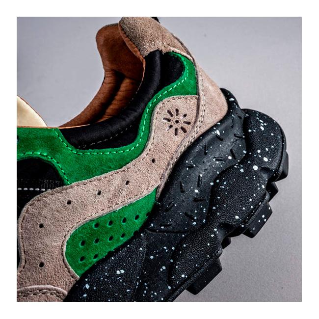 FlowerMOUNTAIN フラワーマウンテン YAMANO3 ヤマノスリー Beige/Green FM63093 【アウトドア/靴/スニーカー/シューズ/メンズ】の画像