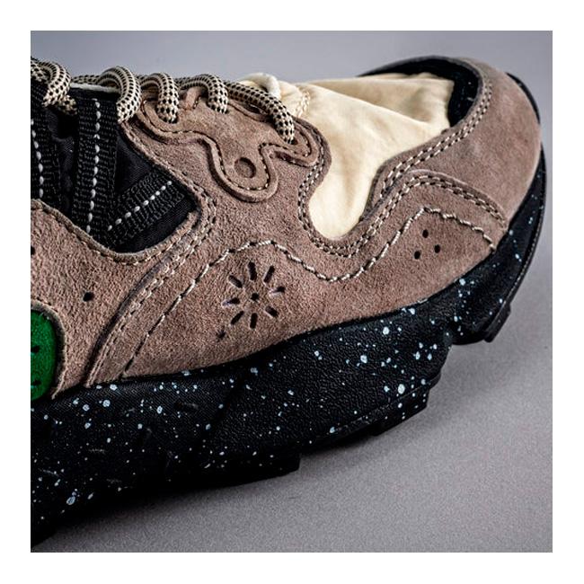 FlowerMOUNTAIN フラワーマウンテン YAMANO3 ヤマノスリー Beige/Green FM63093 【アウトドア/靴/スニーカー/シューズ/メンズ】の画像