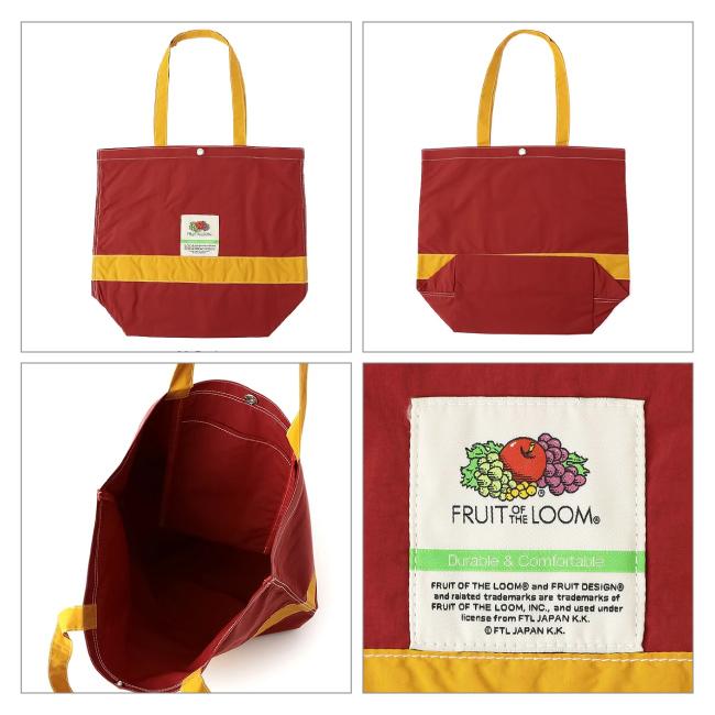 FRUIT OF THE LOOM フルーツオブザルーム FTL NYLON TOTE BAG L ナイロントートバッグL 80310400 【手提げ/カバン/サブバッグ/習い事】【メール便・代引不可】 | FRUIT OF THE LOOM | 02