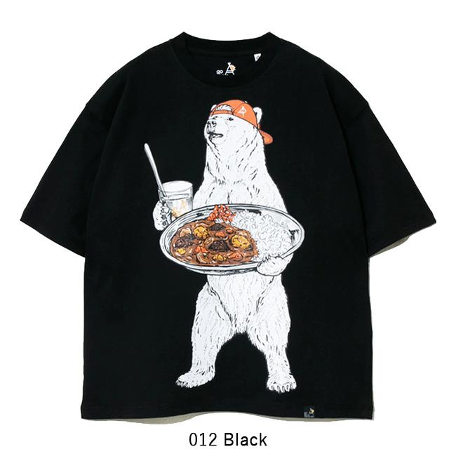 go slow caravan ゴースローキャラバン USA/C カレーライスクマ BIG TEE 321917 【 Tシャツ ビッグシルエット オーバーサイズ 半袖 】【メール便・代引不可】｜highball｜12