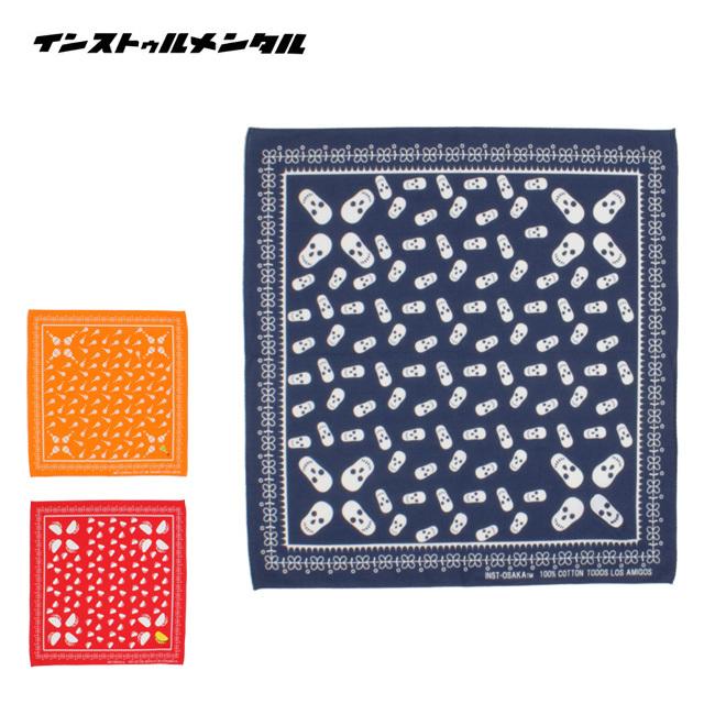 インストゥルメンタル MEXICAN BANDANA メキシカンバンダナ IN-095 【刺繍/ハンカチ/雑貨】【メール便・代引不可】 | ブランド登録なし