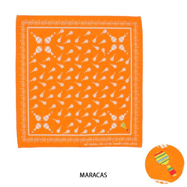 インストゥルメンタル MEXICAN BANDANA メキシカンバンダナ IN-095 【刺繍/ハンカチ/雑貨】【メール便・代引不可】 | ブランド登録なし | 02