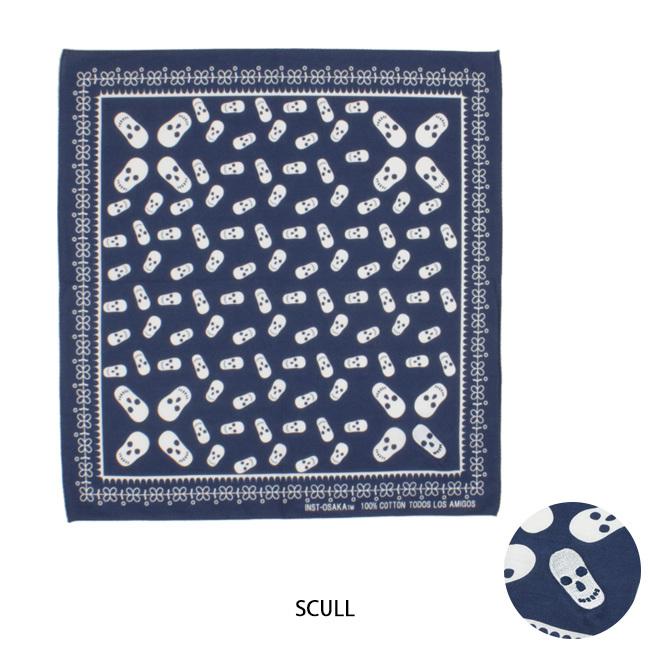 インストゥルメンタル MEXICAN BANDANA メキシカンバンダナ IN-095 【刺繍/ハンカチ/雑貨】【メール便・代引不可】 | ブランド登録なし | 03
