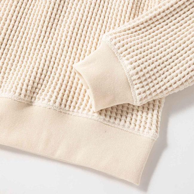 Jackman ジャックマン Waffle Crewneck ワッフルクルーネック JM7479 【 アウトドア トレーナー 長袖 トップス 】_3