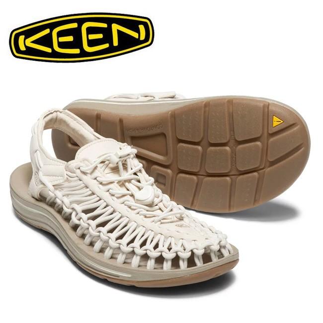 KEEN キーン UNEEK ユニーク WHITECAP/CORNSTALK 1018698 【サンダル/レディース/シティ/トラベル/アウトドアシューズ/カジュアルシューズ】｜highball