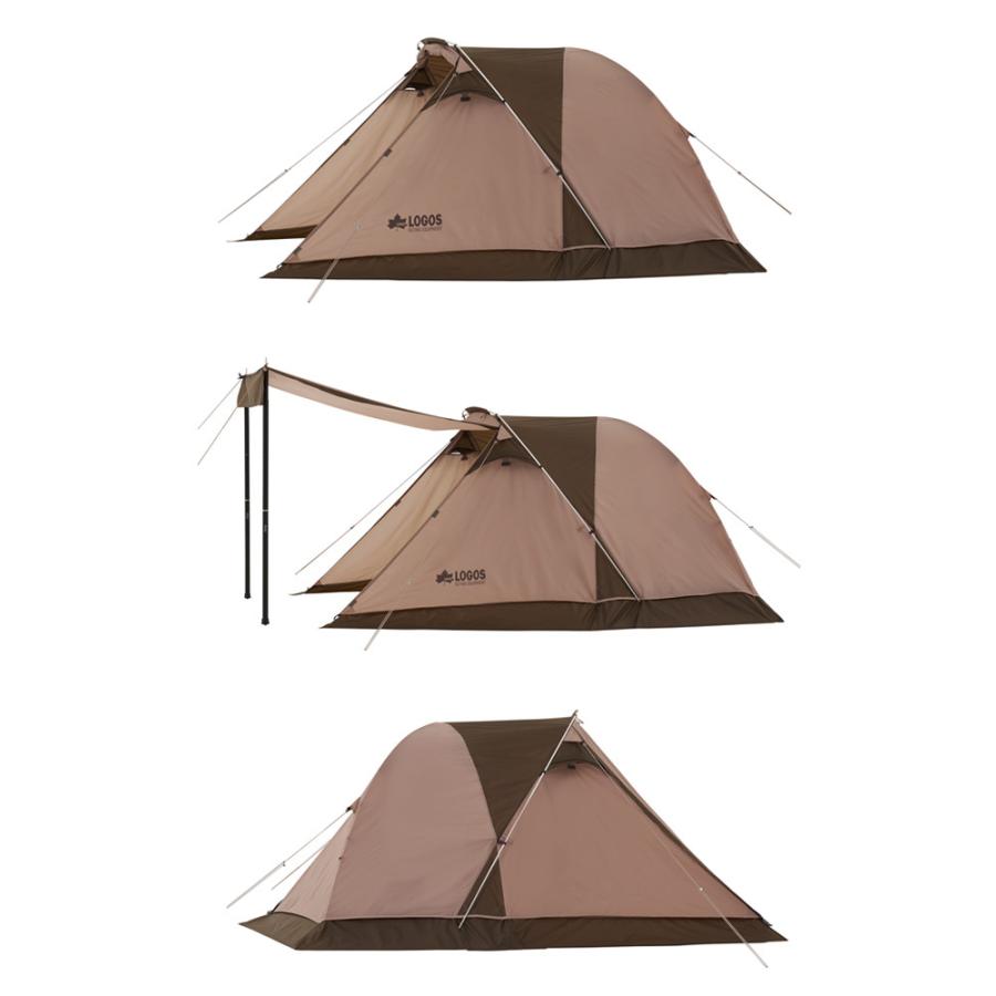 新品 ロゴス オーニングツアラーSOLO-BBセット 1人用テント&マット